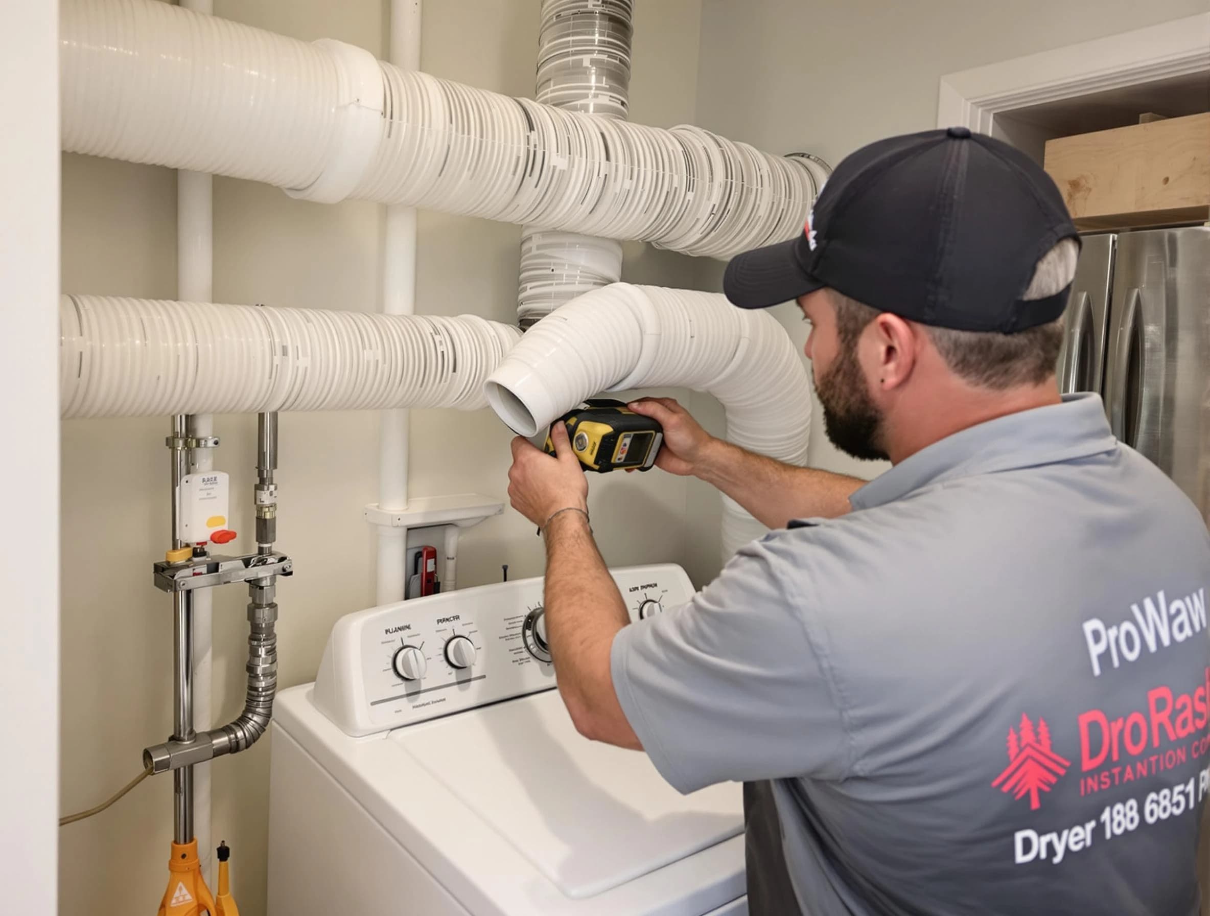Professional dryer vent hose installation by Clanton Dryer Vent Cleaning in Clanton