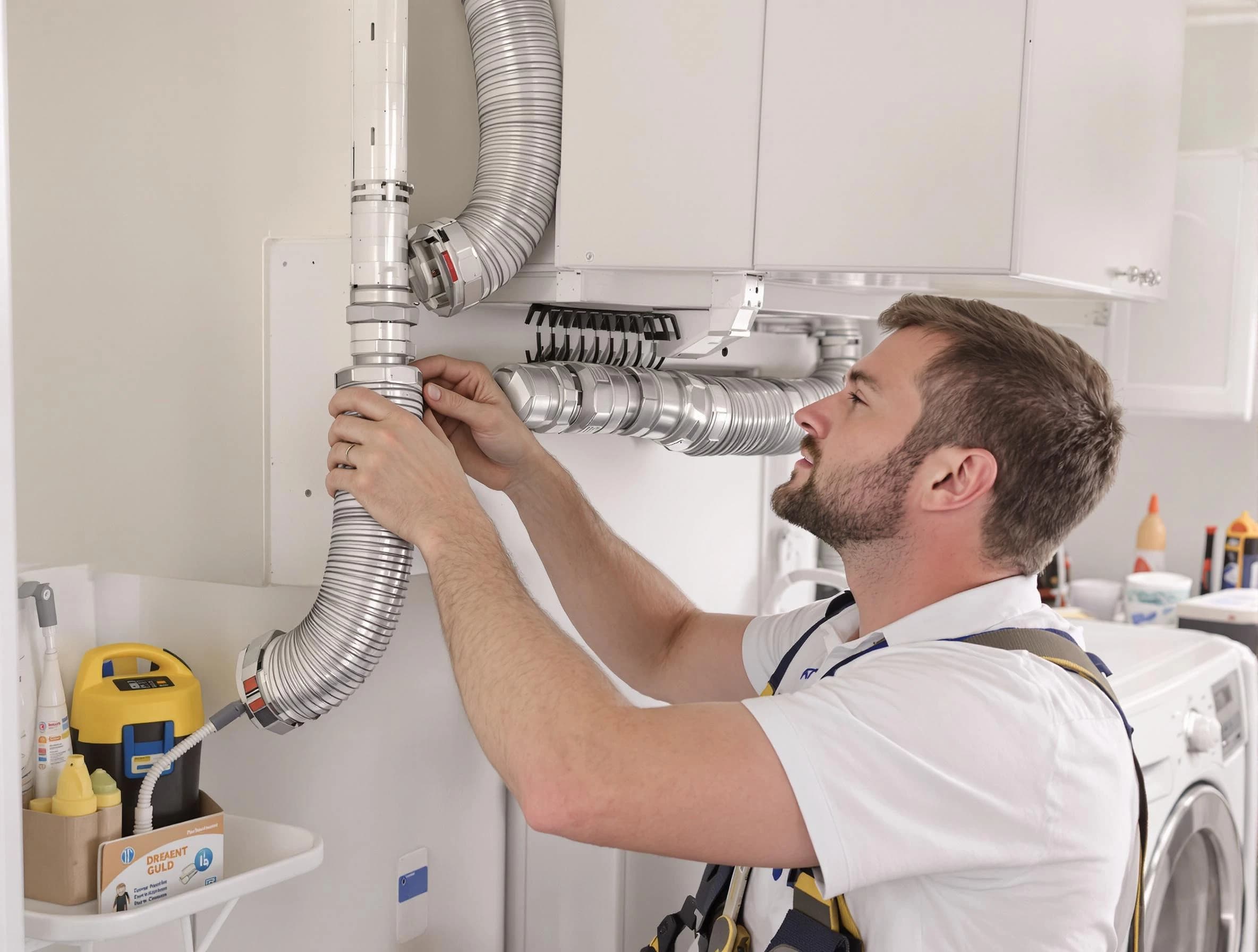 Professional dryer vent repair and installation by Clanton Dryer Vent Cleaning in Clanton