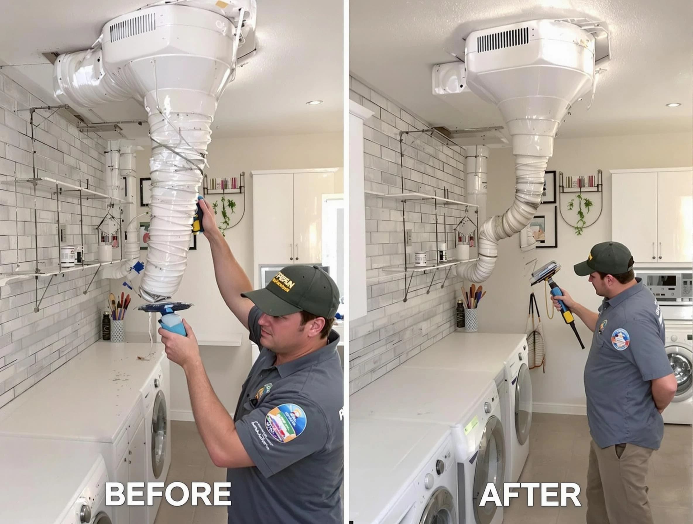 Professional dryer exhaust vent cleaning by Clanton Dryer Vent Cleaning in Clanton